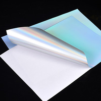 Autocollants holographiques personnalisés en vinyle, étiquettes décoratives, personnalisés découpées au Laser, 1 pièce
