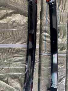 Riel de techo de plástico para techo, color negro y plateado para Toyota Hilux <span class=keywords><strong>Vigo</strong></span> 2012 2013 2014 DMAX 2015 2016 2017 2018 2019 2020 - Product Image 4