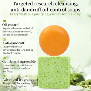 Shampoo Solido Artigianale Portatile al Tè Verde Naturale e Burro di Karité per il Controllo dell'Olio, Antiforfora e Crescita dei Capelli - Product Image 3