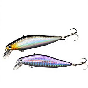Leurre Minnow en Acier Inoxydable Argenté, Lame de Couteau Grande Taille, Ultra-Lanceur Longue Portée, Minnow Coulant, Système Dead-Fly, Bouche Inclinée, pour <span class=keywords><strong>Poisson</strong></span> Mandarin Vivant - Product Image 1