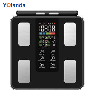 50 Körper metriken 8 Elektroden Intelligente Körperfett waage BMI-Analyse Haushalts gesundheits monitor Genaue Körper waage - Product Image 1