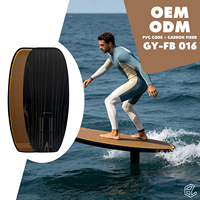 Nouveauté planche à pagaie debout en fibre de carbone légère 100cm 12.3L hydroptère planche de surf planche de surf pompe goutte planche de surf