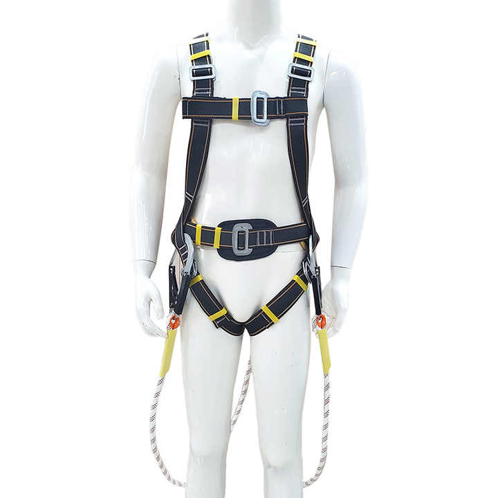 5 Point Adjustment Fall Protection Life Security Rescue Full Body ...