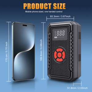Compresor de Aire Eléctrico Portátil Inalámbrico Recargable de 150 Psi, Mini Bomba de Aire para Automóvil Multifunción con Luz LED, Inflador de Neumáticos - Product Image 6