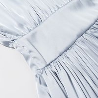 Robe midi décontractée chic à col rond et manches longues pour femme, nouvelle collection été 2026, style rétro et élégant.