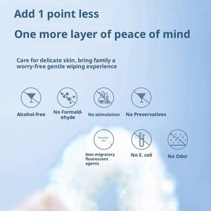 Chất lượng cao tự nhiên phân hủy sinh học và không gây dị ứng bé khăn lau ướt Bán Buôn Đồ gia dụng để làm sạch ướt - Product Image 3