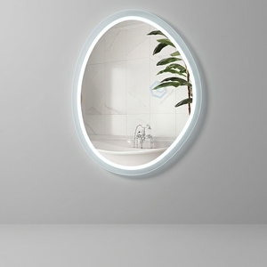 Espejo Decorativo Asimétrico de Vidrio Flotado con Retroiluminación LED Inteligente, Estilo Art Deco, Tamaño Personalizado, Fabricado en Shandong, <span class=keywords><strong>ECOLIVING</strong></span> - Product Image 3