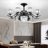 2025 nouveau lustre de salon de luxe atmosphère Simple maison construite Villa haut de gamme Restaurant chambre lustre en cristal