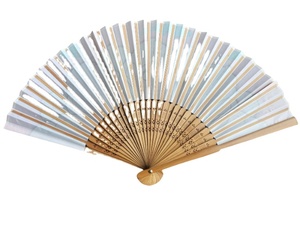 High-Grade Custom Printed Fabric Foldable <b>Handheld</b> <b>Fan</b> Bamboo <b>Fan</b> for Party and Wedding <b>Fan</b> - Product Image 4