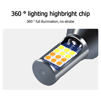 Feux antibrouillard LED Kaidengzhe Bright 3030 24SMD H8/H11 avec 500LM, en alliage d'aluminium, compatibilité universelle pour voiture, feux de jour