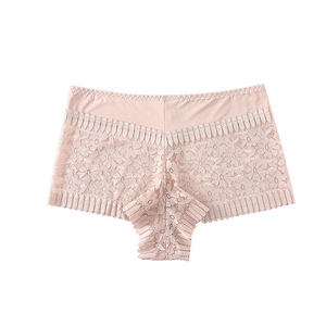 Women's High Waist Underwear Sexy Belly-Tight Lace Jacquard Briefs <strong>Sheer</strong> Intimates Women's <strong>Panties</strong> - Product Image 6