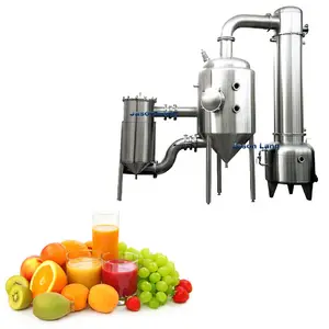 Evaporatore sottovuoto pieno automatico di pasta di frutta Genyond e macchina per evaporazione del succo di frutta