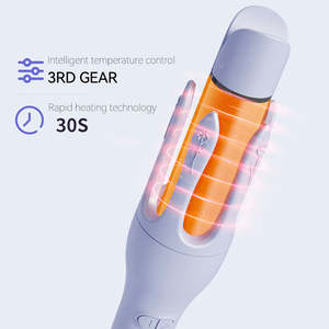 <span class=keywords><strong>Fer</strong></span> à <span class=keywords><strong>boucler</strong></span> automatique rotatif avec 3 températures, rotation bidirectionnelle, chauffe rapide, anti-brûlure, baguette à <span class=keywords><strong>boucler</strong></span> rotative - Product Image 2