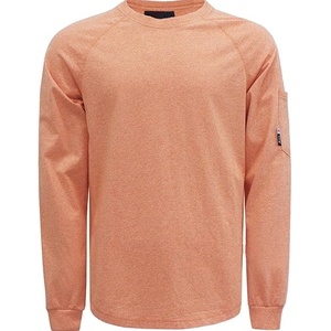 Camiseta FR <span class=keywords><strong>Serie</strong></span> Heather de 6oz, Camiseta Ignífuga NFPA2112 CAT2, Camiseta de Trabajo con Cuello Redondo Resistente a las Llamas - Product Image 1