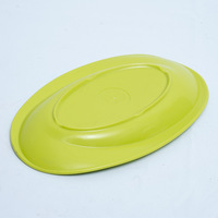 Plat à poisson en plastique PP résistant aux hautes températures, plat commercial anti-chute, durable, moderne et minimaliste pour l'hôtellerie et la restauration