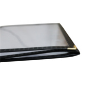 Le menu en cuir transparent pour animaux de compagnie de taille A4 Yimi couvre le menu de porte de 3 pages