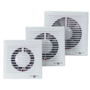 Extractor axial de 120 mm 230v/50hz, ideal para ventilación en espacios reducidos y extracción de aire en establos. - Product Image 1