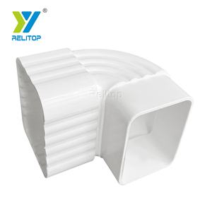 RELITOP <span class=keywords><strong>Gouttière</strong></span> en <span class=keywords><strong>PVC</strong></span> Système de drainage de toit <span class=keywords><strong>Gouttière</strong></span> tuyau de descente 90 <span class=keywords><strong>Coude</strong></span> positif/<span class=keywords><strong>coude</strong></span> latéral Gouttières en plastique - Product Image 6
