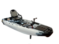 2025 avancé 10ft pédale Kayak pour la pêche GPS Navigation 60L Live Well moteur électrique à distance certifié CE pour le surf en plein air