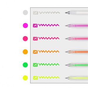 ชุดปากกาเจลลี่ 3 มิติ เขียนลายกราฟฟิตี ระยิบระยับ เงางาม - Product Image 3
