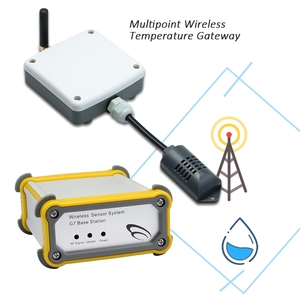Thông minh không dây Trạm thời tiết ngoài trời nhiệt độ và độ ẩm cảm biến IOT trạm cơ sở qua <span class=keywords><strong>internet</strong></span> hoặc LAN - Product Image 1