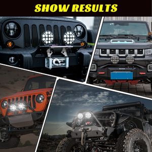 Đèn pha <span class=keywords><strong>LED</strong></span> tròn 9 inch 120W Offroad, đèn chiếu sáng ban ngày <span class=keywords><strong>LED</strong></span> 9 inch dành cho xe tải Volvo Scania (có sẵn) - Product Image 6