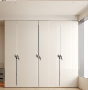 Poignée en alliage de zinc en forme de feuille avec incrustation en similicuir, poignée longue assortie gauche et droite pour porte de placard ou de meuble - Product Image 6