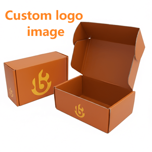 กล่องไปรษณีย์ลูกฟูกพิมพ์ลายตามสั่งขายส่ง กล่องกระดาษคราฟท์รักษ์โลกสำหรับจัดส่งสินค้าพร้อมลวดลายสำหรับบรรจุภัณฑ์เสื้อผ้า (OEM) - Product Image 5