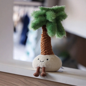 s JcSummer Parmi Palm Tree Coconut Bambola di Peluche, Giocattolo Confortevole e Regalo per Amici, Nuovo Giocattolo a Forma di Pianta - Product Image 4