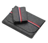 Vente en gros de housses pour ordinateur portable en feutre de 15 pouces, 15,4 pouces, 13,3 pouces, taille personnalisée, avec poche pour accessoires