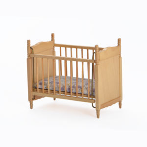 <span class=keywords><strong>Accessoires</strong></span> de décoration <span class=keywords><strong>pour</strong></span> maison de poupée Poupées à l'échelle 1:12 Lit simple Lits <span class=keywords><strong>miniatures</strong></span> en bois Chambre d'enfant - Product Image 1