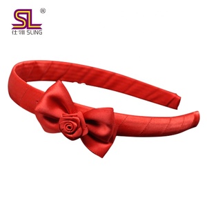 Hot Sale <strong>Navy</strong> Double Layered Flower <strong>Headband</strong> for Kids - Product Image 5