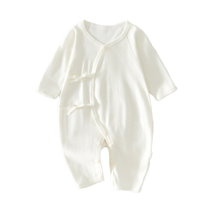 Tutina per <span class=keywords><strong>Neonati</strong></span> Stile Monk, Casual Stampata, Primavera Estate Autunno, Sottile in Puro Cotone, Chiusura con Lacci Obliqui, Unisex per <span class=keywords><strong>Neonati</strong></span> - Product Image 2