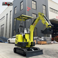 Vente directe d'usine : mini-excavatrice compacte multifonctionnelle, petite excavatrice sur chenilles avec accessoires complets.