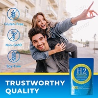Comprimés d'hydrogène moléculaire H2 de marque privée OEM puissants antioxydants et meilleure hydratation 120 comprimés pour adultes comprimés d'hydrogène H2