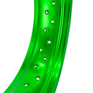 Rines de Aluminio Universales de 17 Pulgadas para Supermoto, Color Verde - Product Image 5