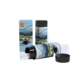 Merydi nhà máy bán buôn 6 trong 1 nước Kit kiểm tra cho hồ bơi bồn tắm nước nóng <span class=keywords><strong>ph</strong></span>át hiện <span class=keywords><strong>pH</strong></span> Kiểm tra dải - Product Image 3