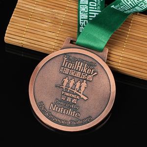 Medallas de Metal académicas personalizables, medalla de PE deportiva de aleación de Zinc, medalla de Honor, eventos de campo de pista, Medalla competitiva chapada, medallistas - Product Image 2