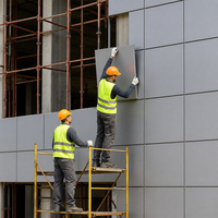Matériaux composites en aluminium pour façade de bâtiment, Alucobond ACM, revêtement mural extérieur, panneaux composites en aluminium PVDF