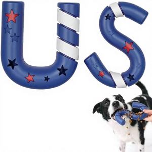 Jouet à mâcher pour chien American Playtime, bleu, 10 pouces, lot de <span class=keywords><strong>2</strong></span>, jouet interactif pour chien, résistant, pour chiens de taille moyenne/grande, avec remplissage de friandises - Product Image 1