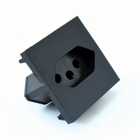 IEC 10A 20A 250V PDU AC-02 CE Brésil AC Power Inlet AC Connecteur Inlet 3 Round Pin Extension Socket