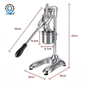 HN QDMECH 不锈钢餐厅手压式长条薯条压条机 手动炸薯条机 薯条机 - Product Image 1
