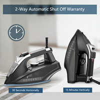 Setrika Uap Portabel PANCERKA 1800W ST1800 untuk Pakaian, Laundry, dengan Plat Keramik, Ringan, Anti-Tetes, dan Fitur Mati Otomatis