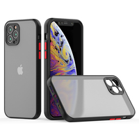Coque de téléphone portable translucide 2-en-1, étui en tpu, confortable, pour iphone 13 12 11 XR XS 7 8 Pro Max Plus