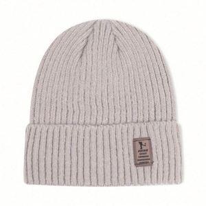 Gorros de Punto Personalizados de Fábrica con Logotipo, Color Sólido, para Hombre, Forrados de Felpa para Invierno, con Protección para las Orejas, para Ciclismo - Product Image 2