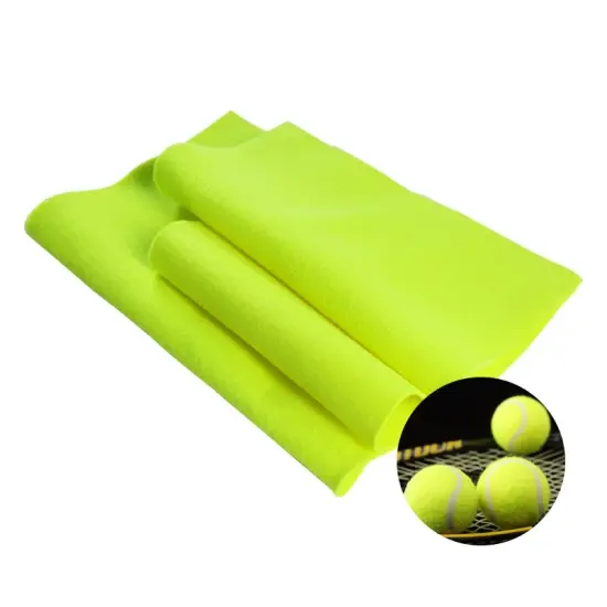 Niedriger Preis 2MM 2,5 MM Tennisball stoff 260g 280g 100% Polyester Tennisball filz