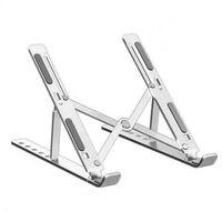 Support de bureau réglable en aluminium pour ordinateur Portable, Table Portable pliable en métal pour ordinateur Portable