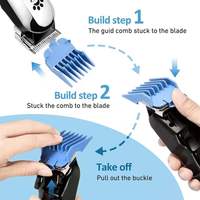 Kit de tondeuses à poils pour animaux de compagnie rechargeables MRY à faible bruit, tondeuse professionnelle pour chiens et chats, ensemble de toilettage pour animaux de compagnie