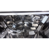 Machine à mélanger le gel alcoolisé 300L avec pièces de contact en SUS316L, homogénéisateur à cisaillement élevé et système de chauffage et de refroidissement