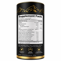 Gummies de Shilajit OEM, gummies de Shilajit pur de l'Himalaya avec plus de 85 oligo-éléments et acide fulvique, complément de Shilajit